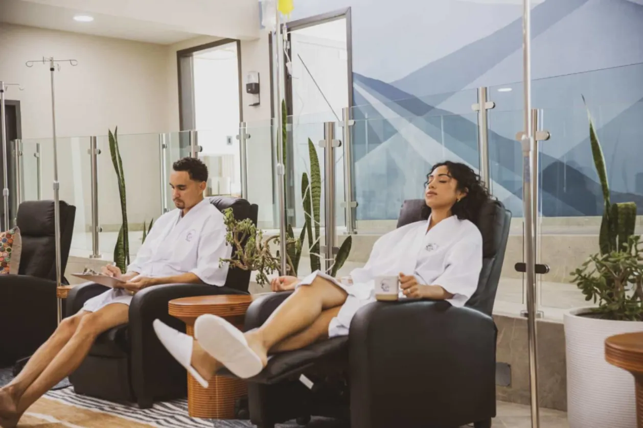 IV infusions at Montevalle health spa in Mexico